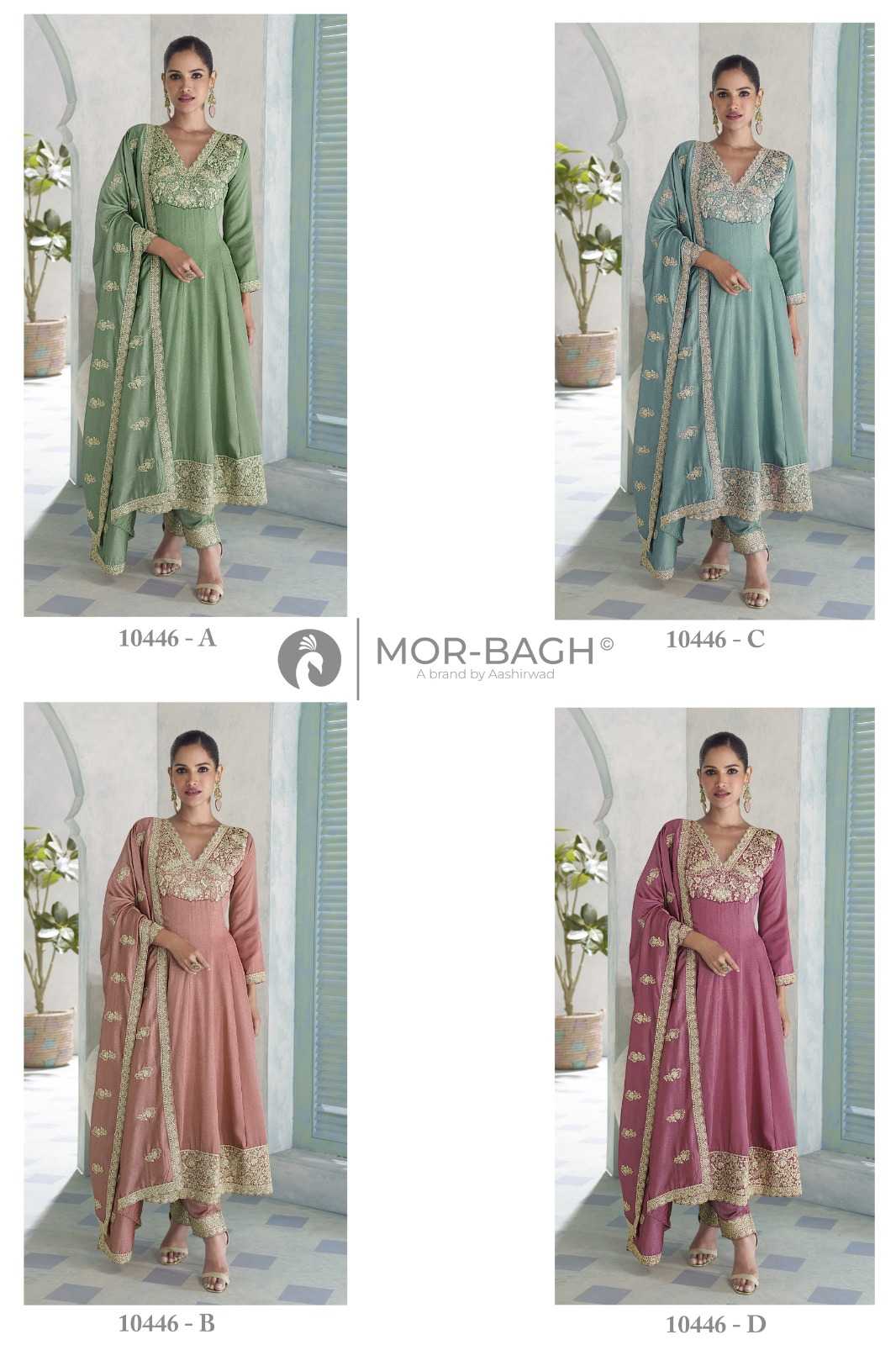 Naarira AASHIRWAD VIHANIKA Premium Silk Embroidery Suits