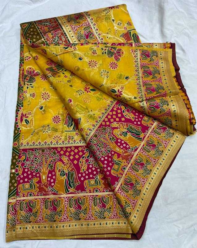 Naarira Aakritiya Organza Designer Sarees