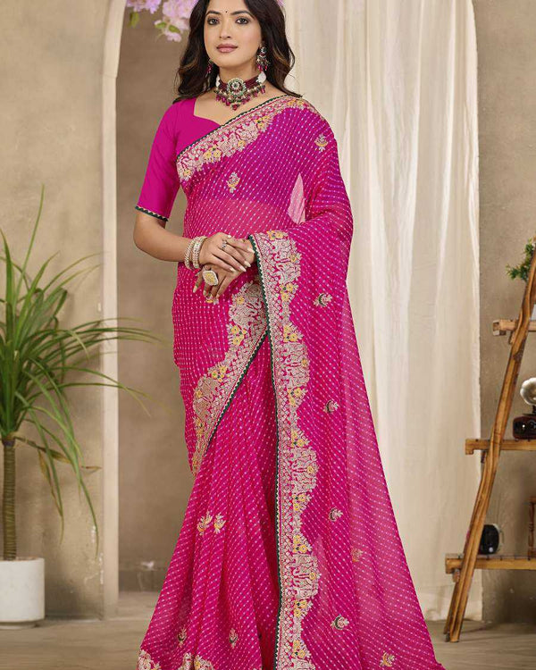 Naarira KESH140 Alvira Shimmer Silk Designer Sarees