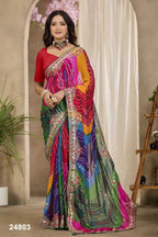 Naarira KESH140 Alvira Shimmer Silk Designer Sarees
