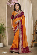 Naarira KESH140 Alvira Shimmer Silk Designer Sarees