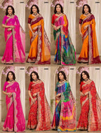 Naarira KESH140 Alvira Shimmer Silk Designer Sarees