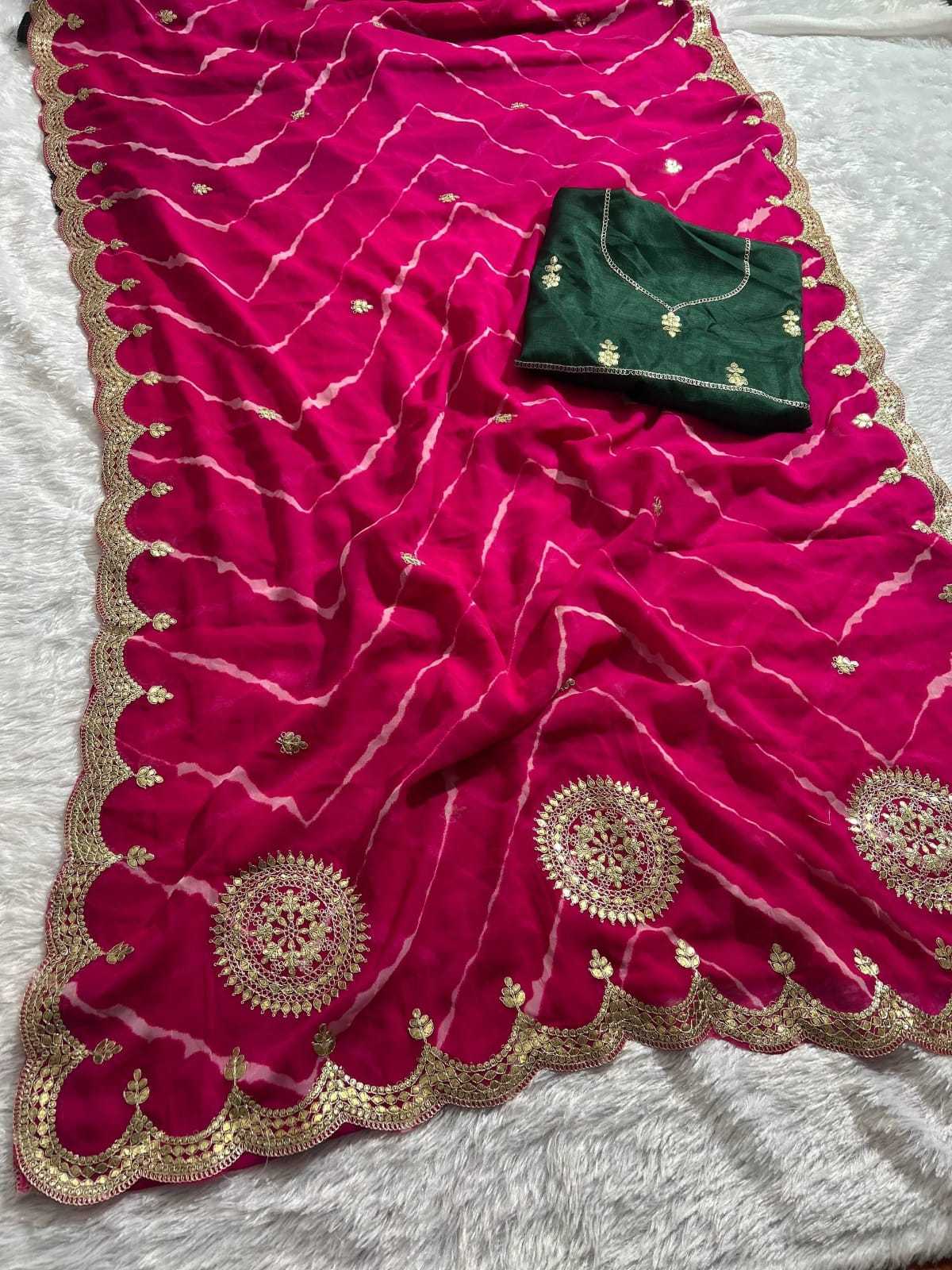 Naarira KESH140 Anandi Georgette Printed Sarees