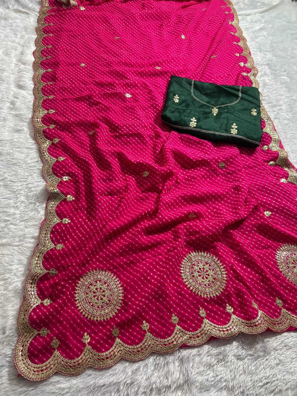 Naarira KESH140 Anandi Georgette Printed Sarees
