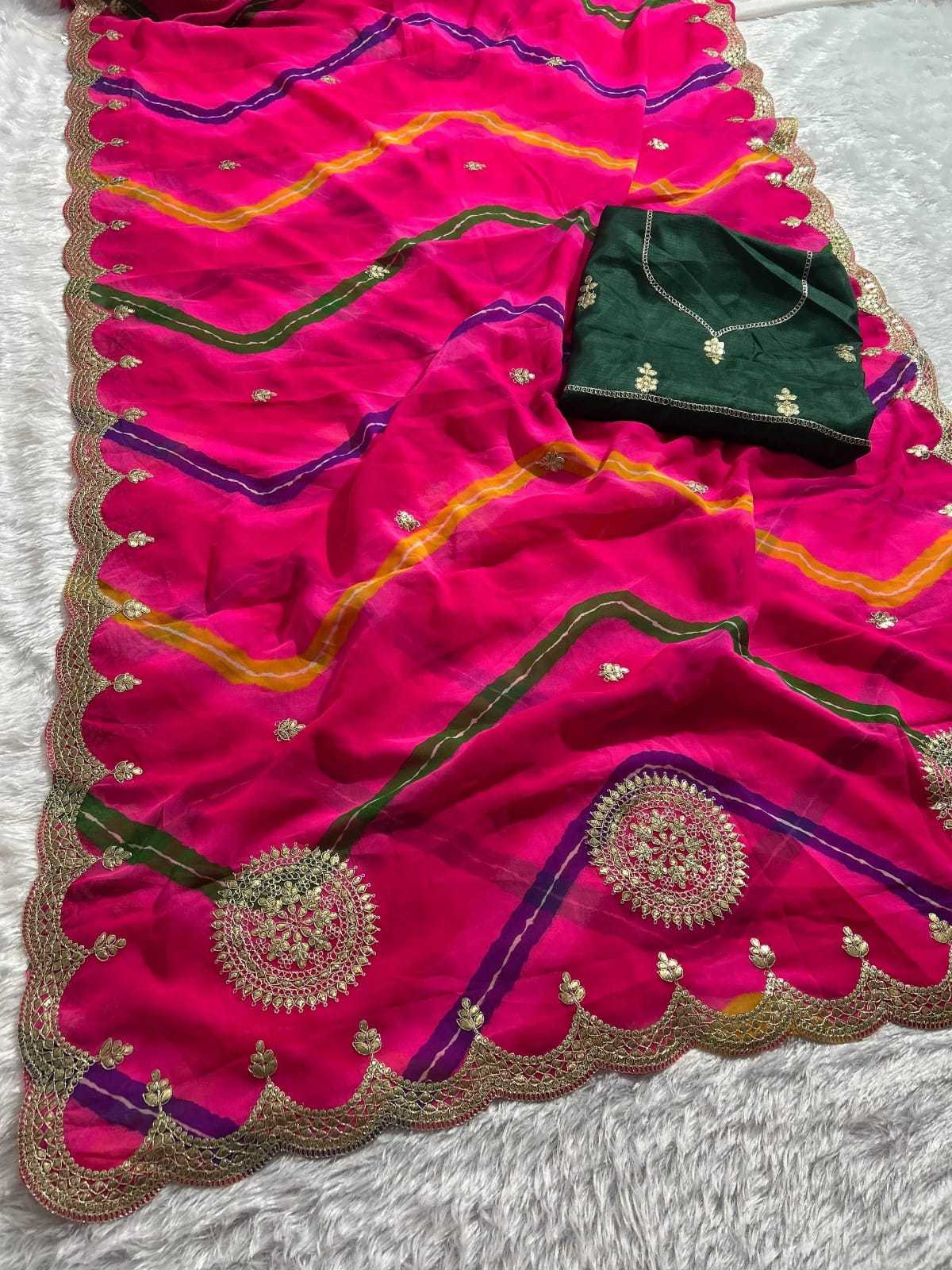 Naarira KESH140 Anandi Georgette Printed Sarees