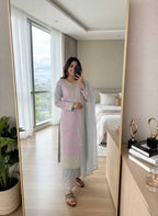 Naarira Faux Georgette Cotton Suits