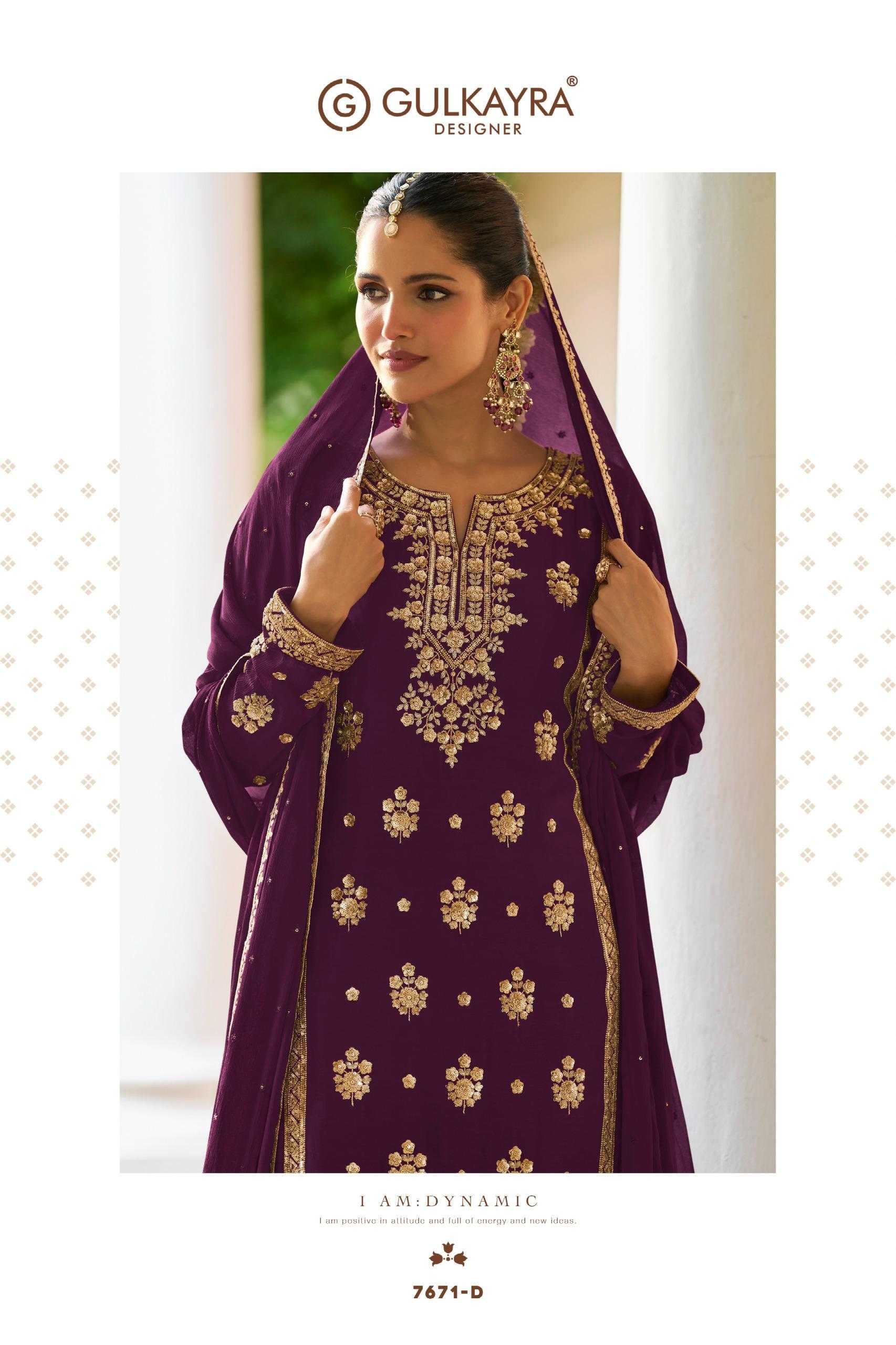 Naarira FARIDA Chinon Embroidery Suits