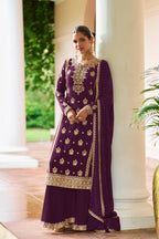 Naarira FARIDA Chinon Embroidery Suits