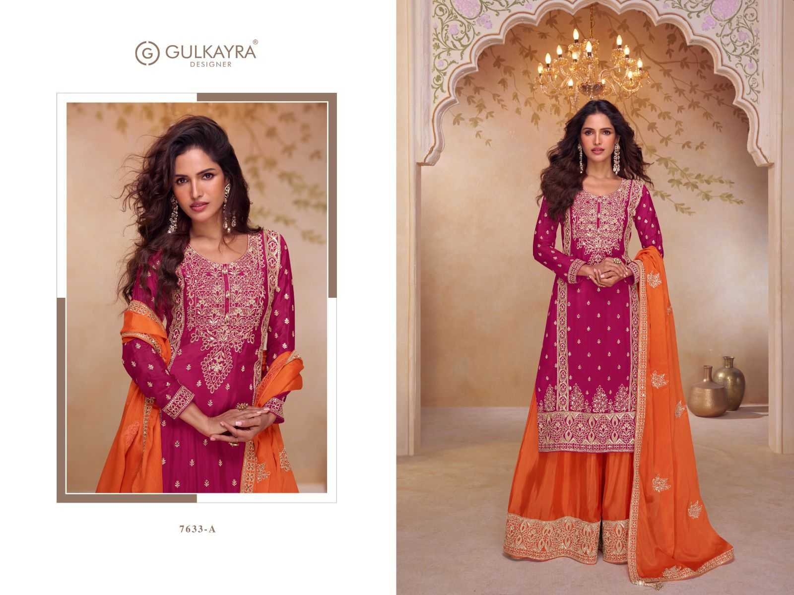 Naarira SHAGUN Chinon Embroidery Suits