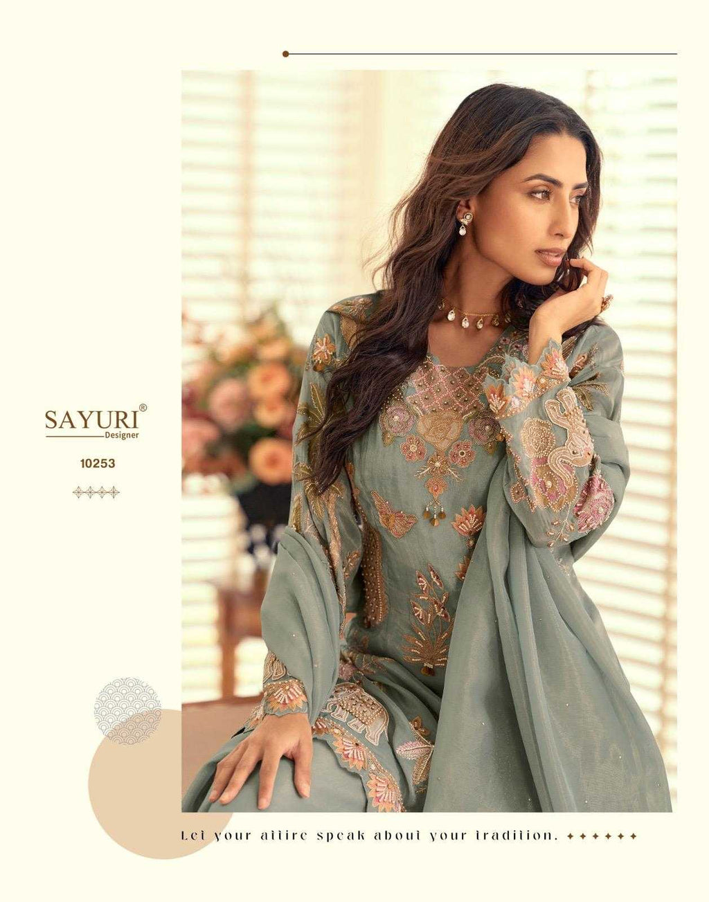Naarira Shimmer silk Embroidery Suits