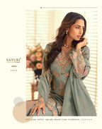 Naarira Shimmer silk Embroidery Suits