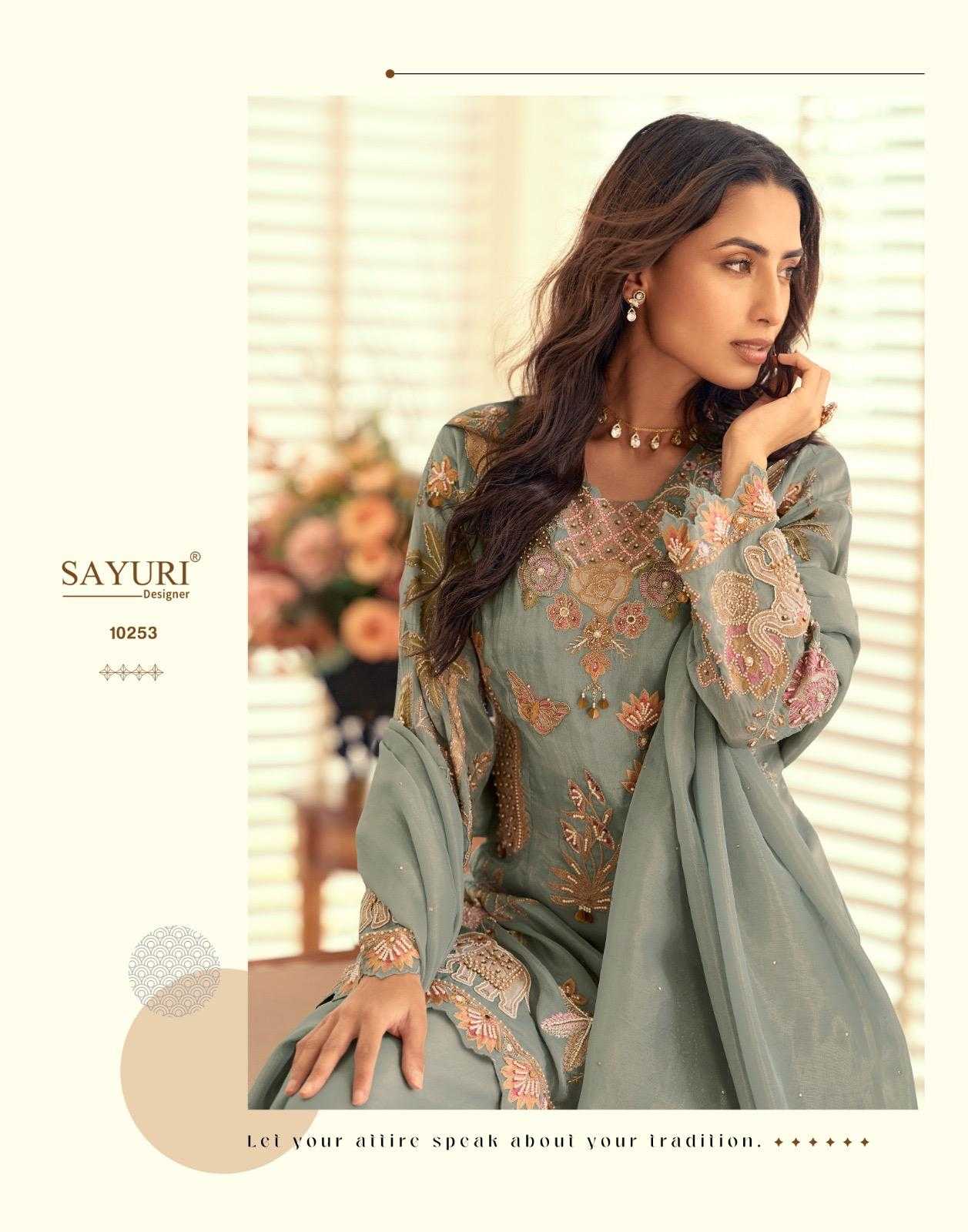 Naarira Shimmer silk Embroidery Suits