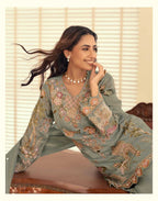 Naarira Shimmer silk Embroidery Suits
