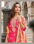 Naarira Shimmer silk Embroidery Suits