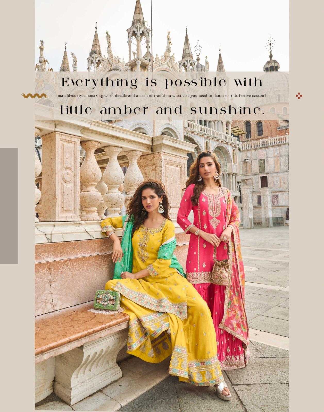 Naarira Shimmer silk Embroidery Suits