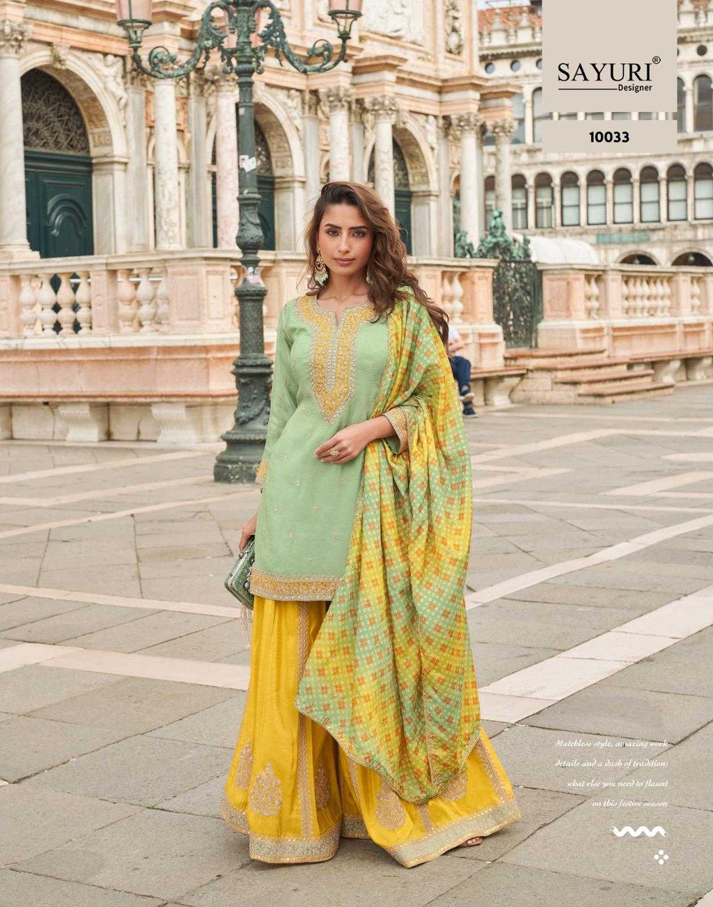 Naarira Shimmer silk Embroidery Suits