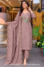 Naarira KESH147 Vinaya Chanderi Soft Designer Kurtis