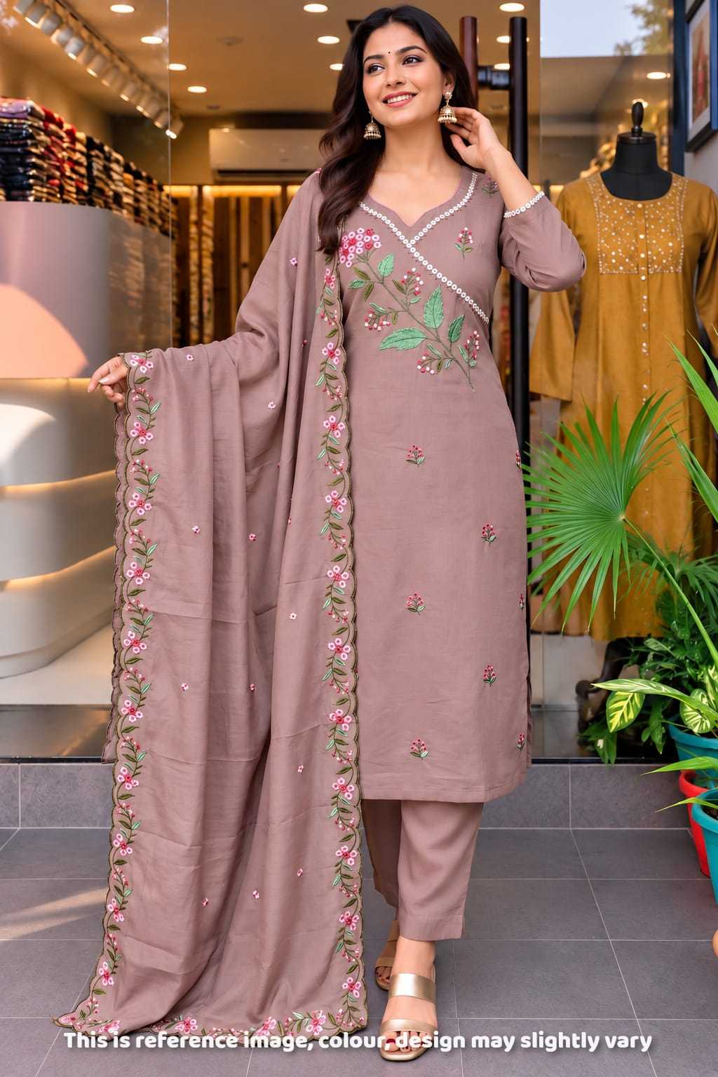 Naarira KESH147 Vinaya Chanderi Soft Designer Kurtis