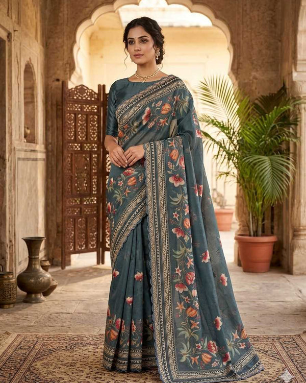 Naarira Kitty Cotton Saree for Women