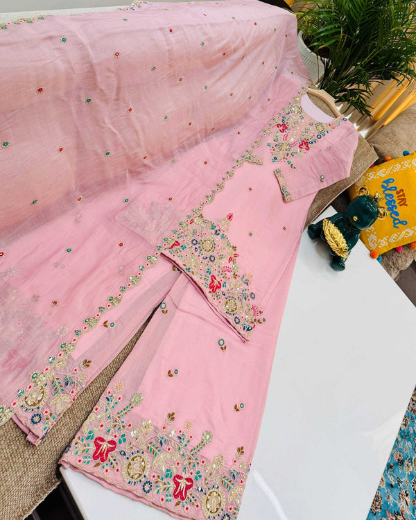 Naarira Chanderi Cotton Sharara Salwar Suit