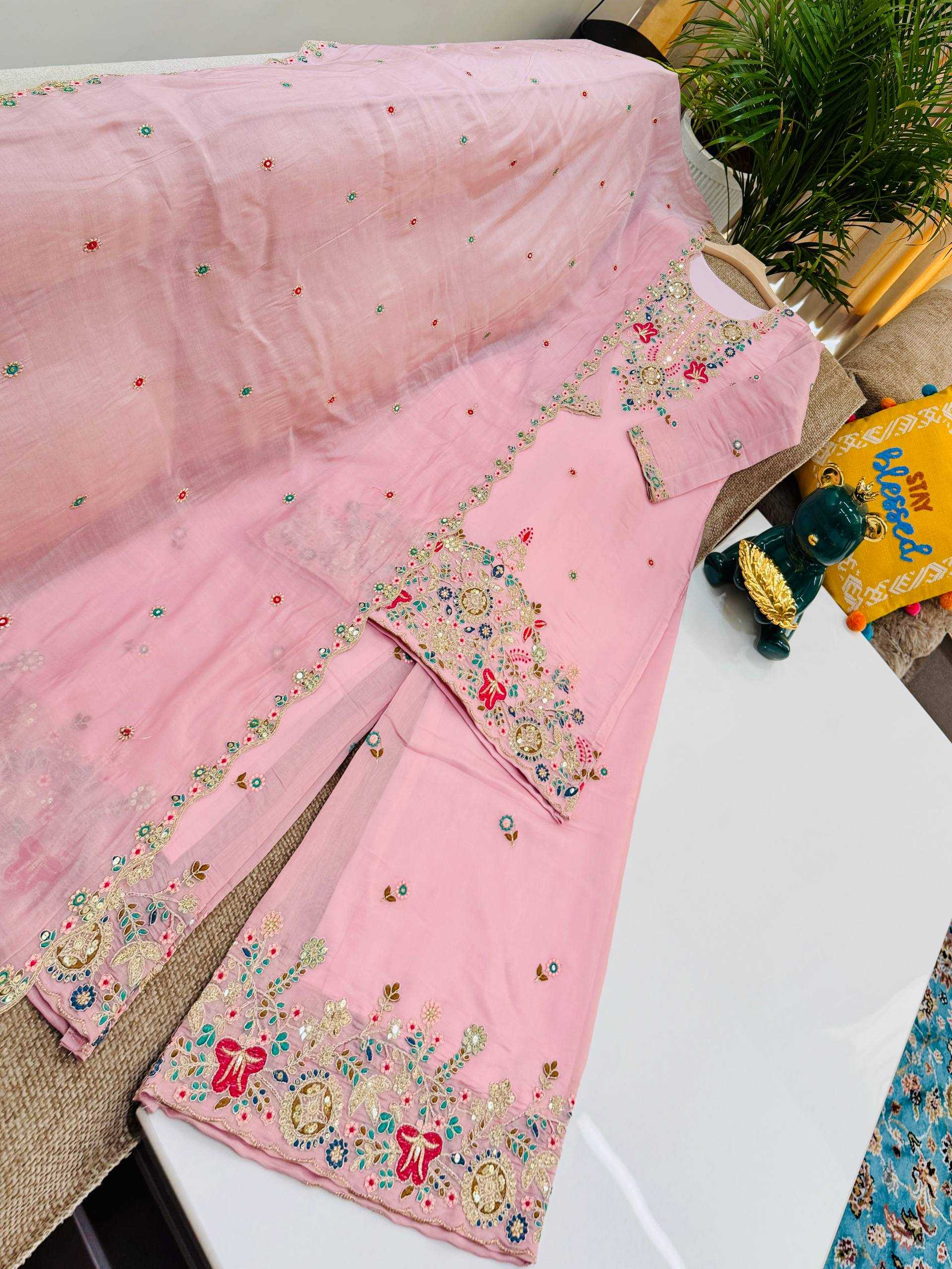 Naarira Chanderi Cotton Sharara Salwar Suit