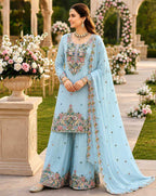 Naarira Chanderi Cotton Sharara Salwar Suit