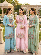 Naarira Chanderi Cotton Sharara Salwar Suit