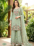 Naarira Chanderi Cotton Sharara Salwar Suit