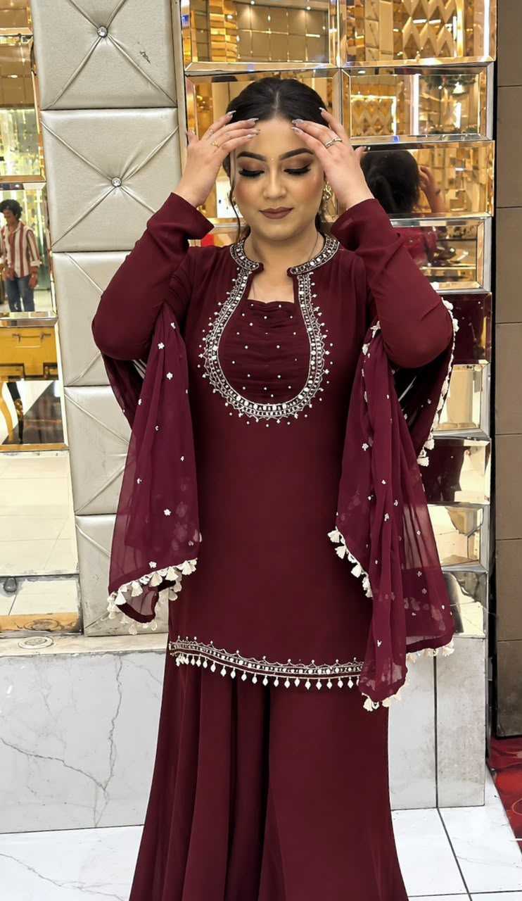 Naarira KESH159 656 Faux Georgette Georgette Kurti