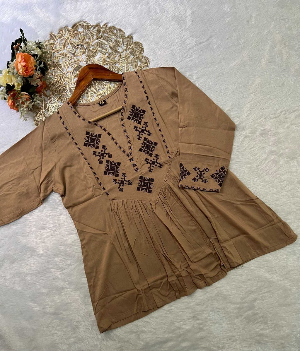 Naarira KESH160 2608 Pure Rayon Designer Kurti