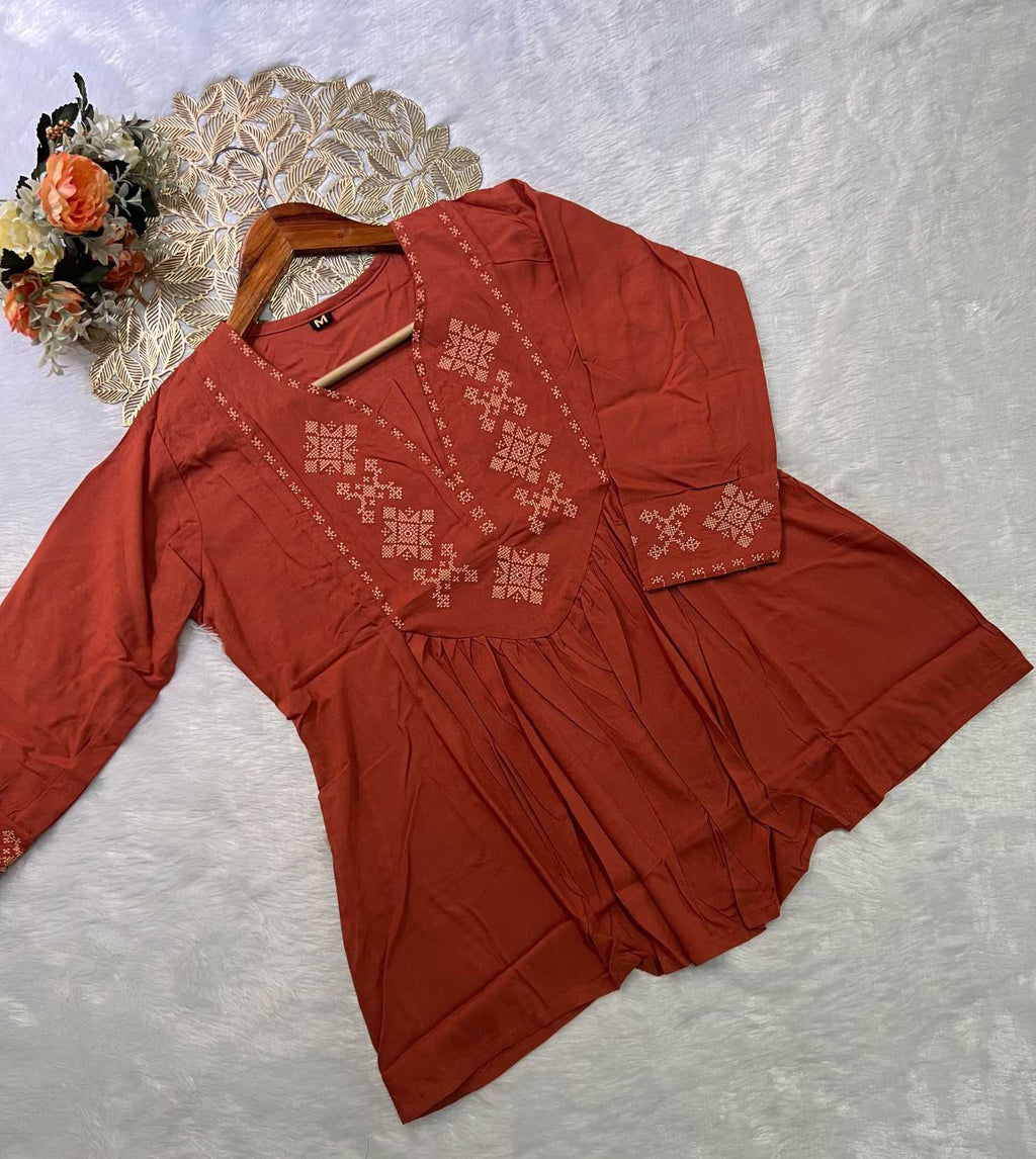 Naarira KESH160 2608 Pure Rayon Designer Kurti