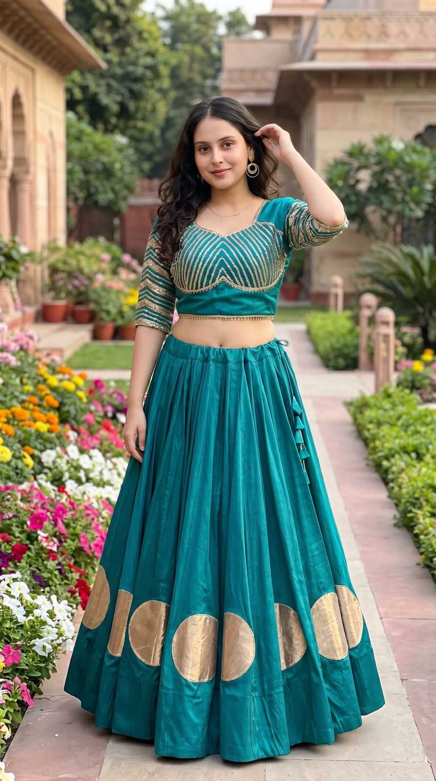 Naarira Jahnvi Pure Cotton Designer Lehenga