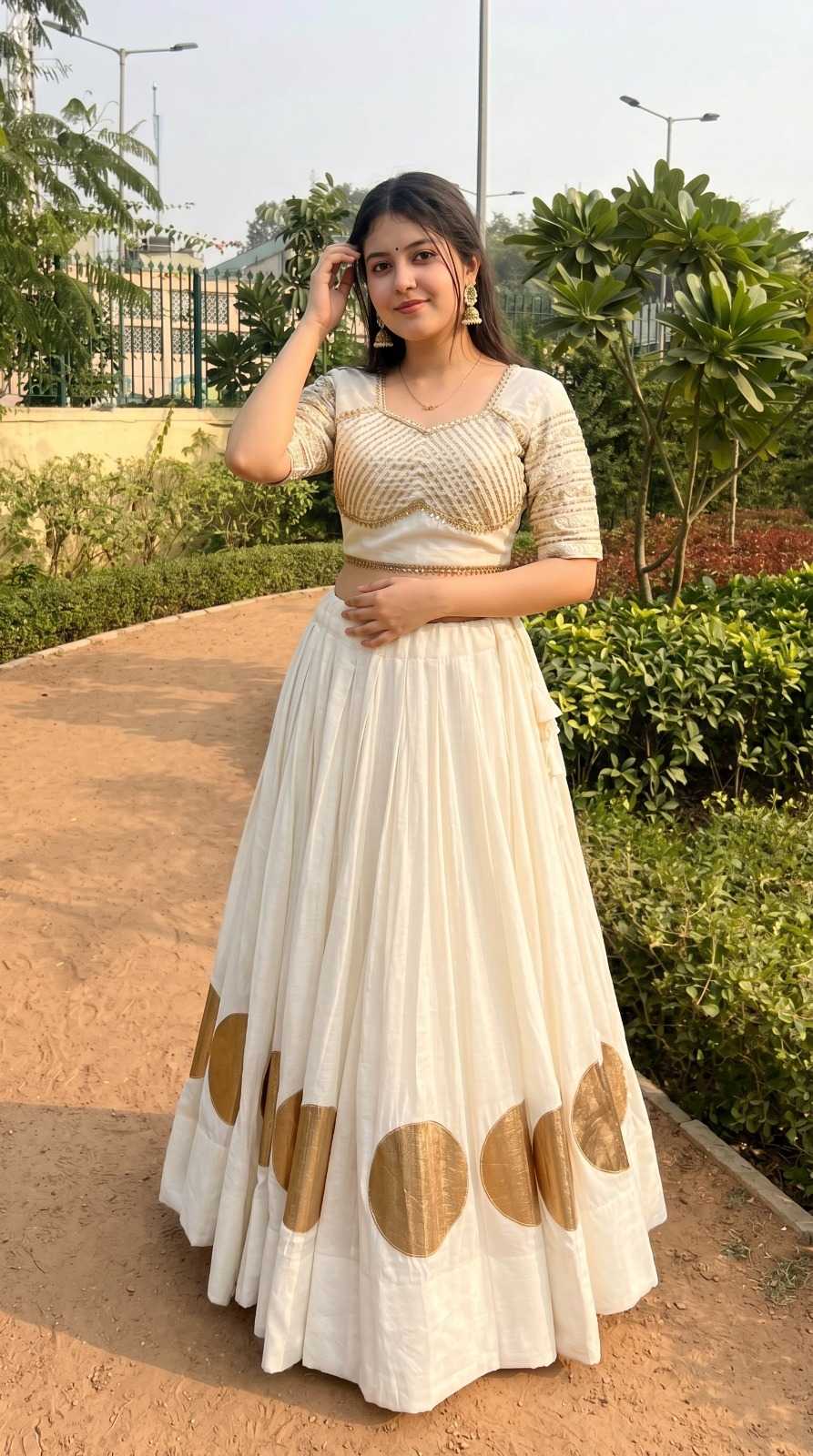 Naarira Jahnvi Pure Cotton Designer Lehenga