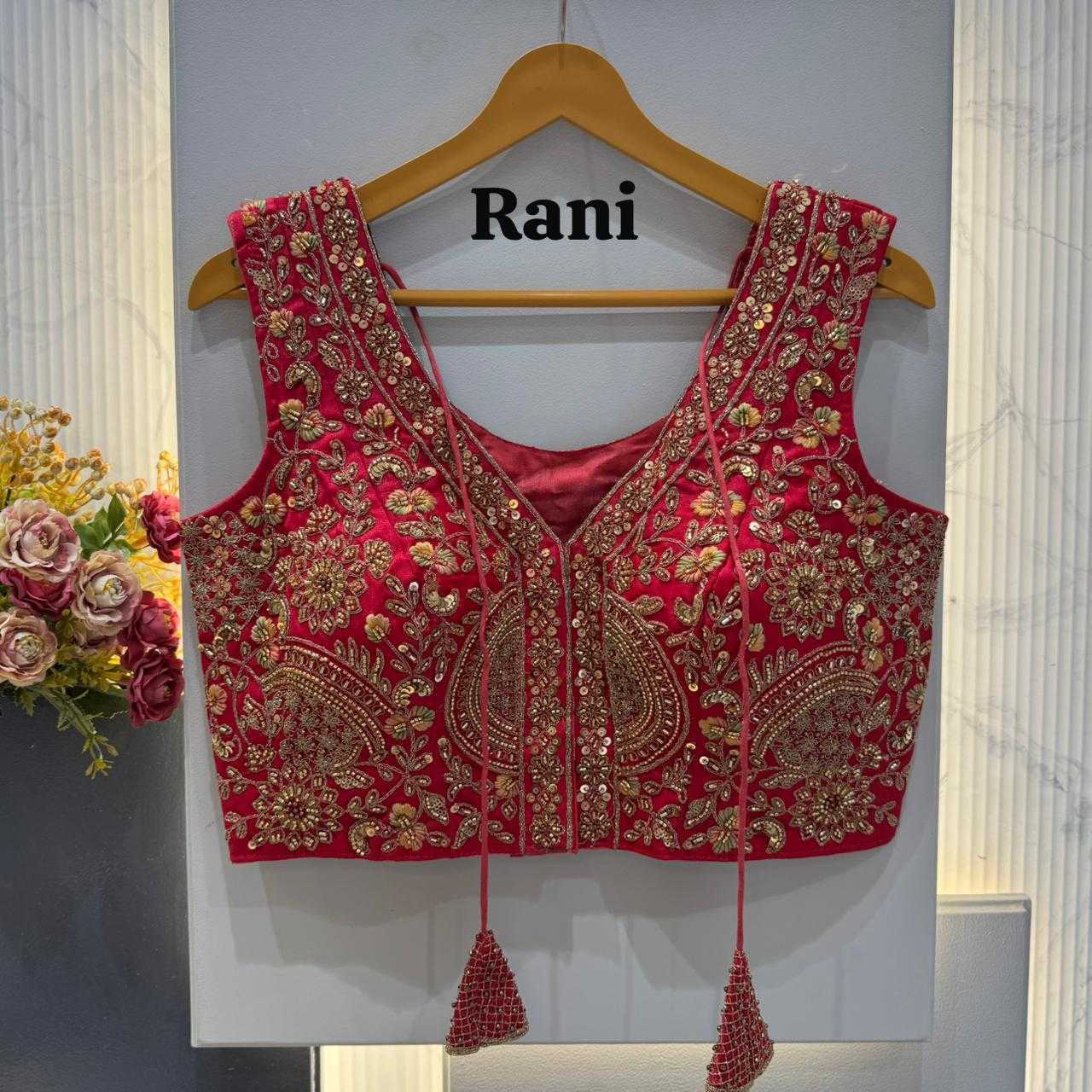 Naarira Pure Silk V-Neck Blouses