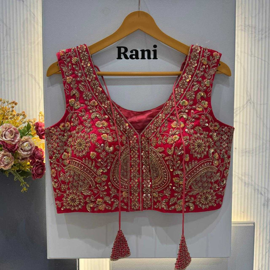 Naarira Pure Silk V-Neck Blouses