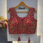 Naarira Pure Silk V-Neck Blouses