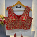 Naarira Pure Silk V-Neck Blouses
