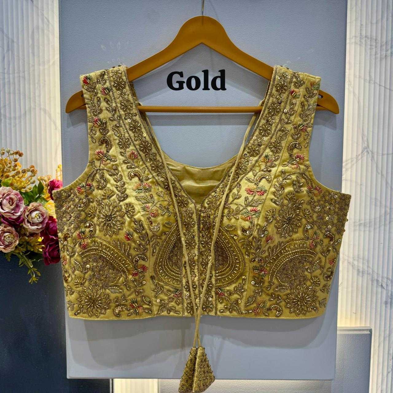 Naarira Pure Silk V-Neck Blouses