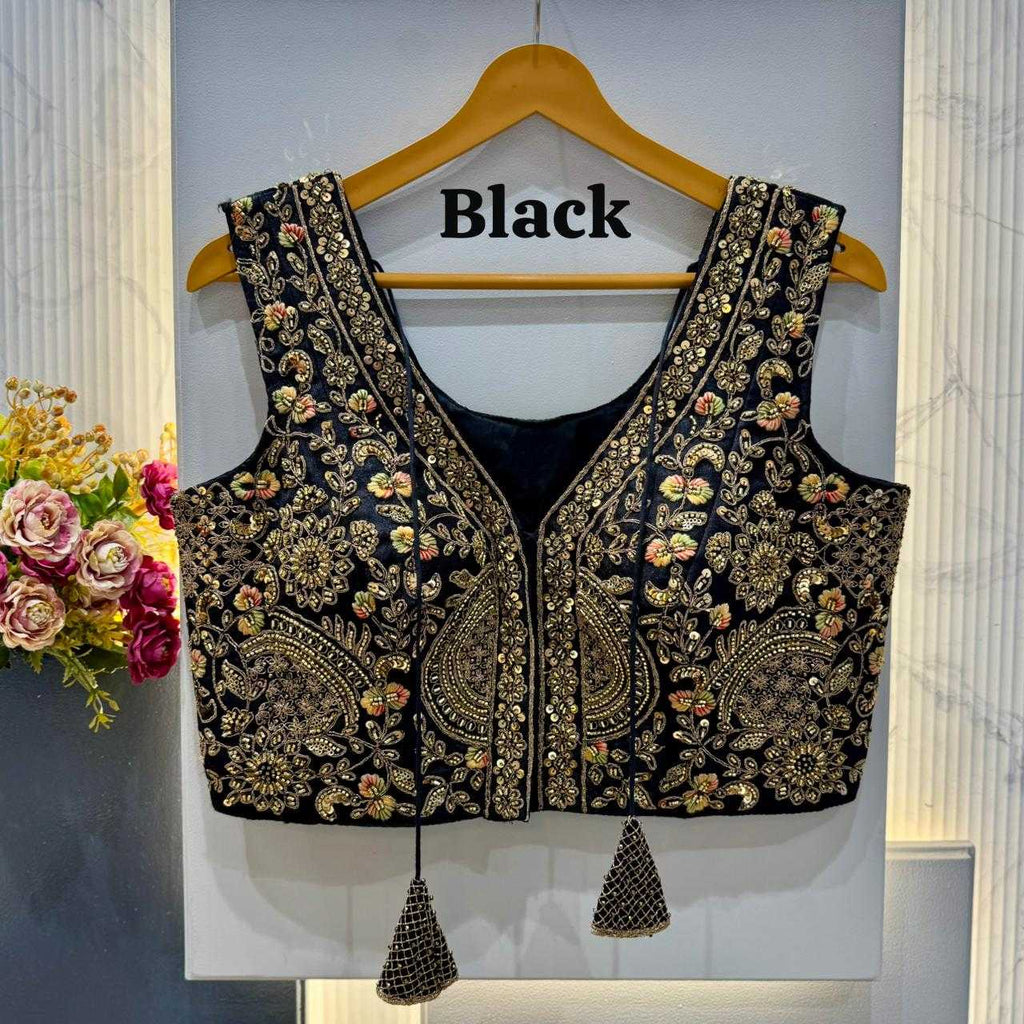 Naarira Pure Silk V-Neck Blouses