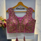 Naarira Pure Silk V-Neck Blouses