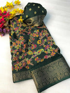 Naarira  jequ Dola Silk Designer Sarees