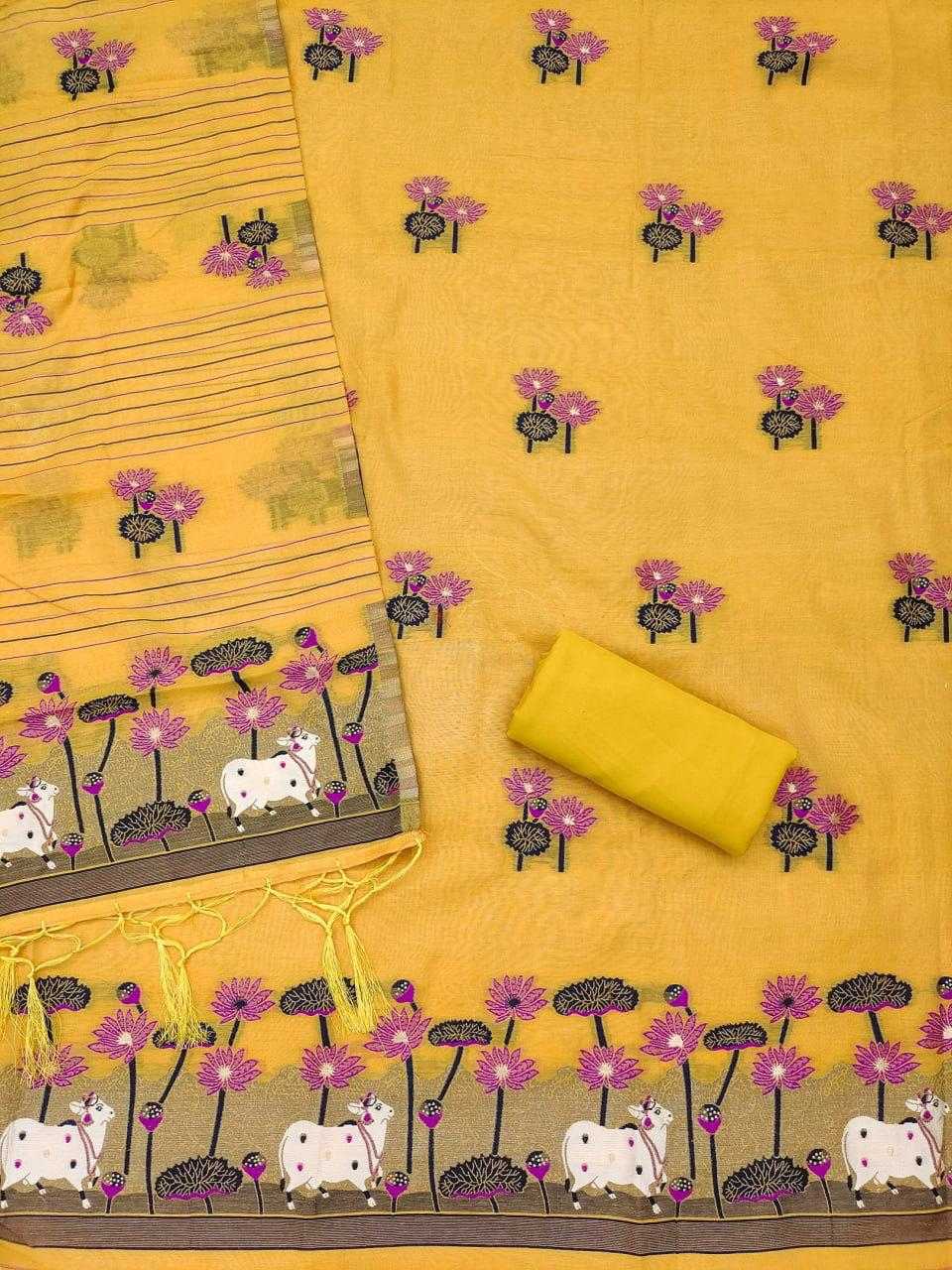 Naarira Ahalya Vol 11 Cotton Jamdani Suit