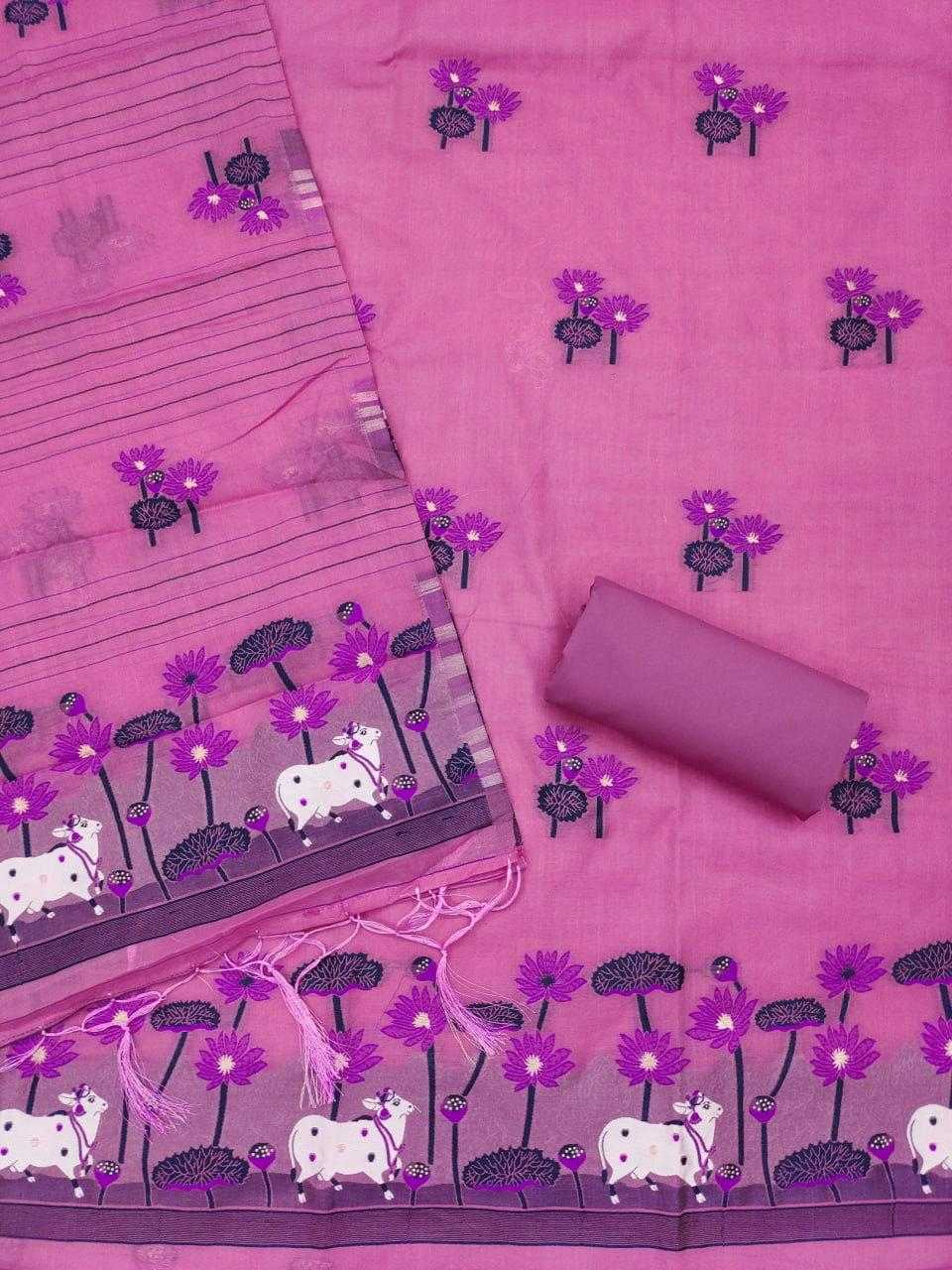 Naarira Ahalya Vol 11 Cotton Jamdani Suit