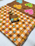 Naarira Dilwale Cotton Printed Sarees