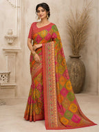 Naarira Hridika Tussar Silk Printed Sarees