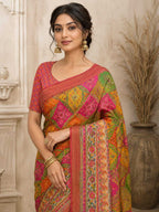 Naarira Hridika Tussar Silk Printed Sarees