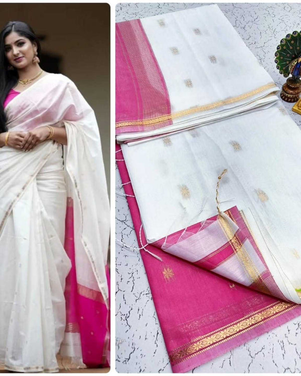 Naarira Soft Cotton Silk Traditional Silk Sarees - alternate view