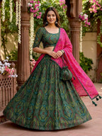 Naarira Aarohi Soft Kota Doria Designer Lehenga