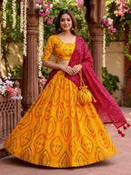 Naarira Aarohi Soft Kota Doria Designer Lehenga