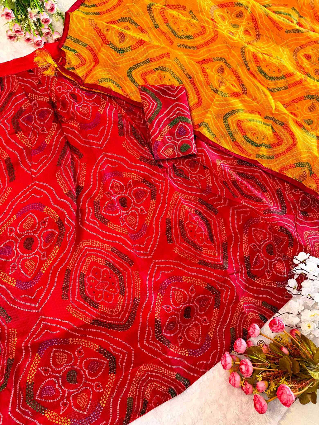 Naarira Aarohi Soft Kota Doria Designer Lehenga